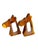 Add a touch of Americana to any interior with these rustic handmade horse head coin banks. Fill the interior with small...