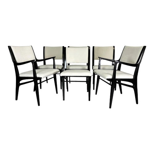 John Van Koert Drexel Dining Room Chairs 1960s Drexel Set Of