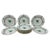 1980s Chinese Bouquet Apponyi Green Soup Plates from Herend, 1980s, Set of 12 For Sale - Image 5 of 5