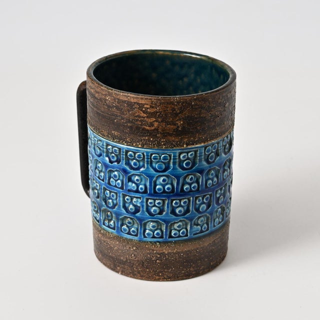 Ceramic Trifoglio Mug by Aldo Londi for Bitossi, 1960s For Sale - Image 7 of 10
