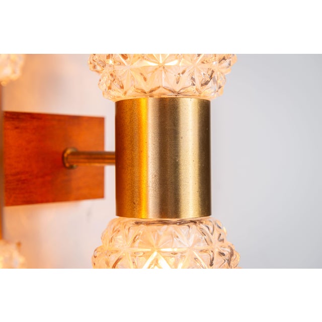 Swedish Wall Lamps in Teak, Set of 2 For Sale - Image 12 of 15
