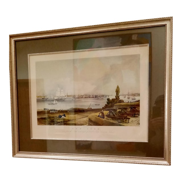 New York From the Northwest Angle of Fort Columbus, Governor's Island For Sale