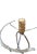 Vintage Mid Century Rustic Southwestern Folk Art Saguaro Cactus Skeleton & Stone Floor Lamp For Sale - Image 9 of 9
