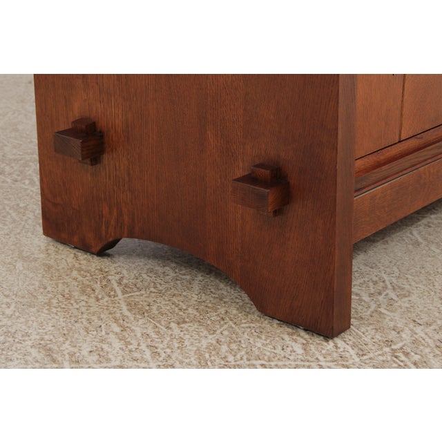 Gustav Stickley Mission Oak Buffet Server For Sale - Image 12 of 18