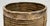 Mid 20th Century Vintage Gabriella Crespi Style Brass Trim Coiled Rattan Basket For Sale - Image 5 of 5