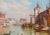 Alfred Pollentine, La Dogana Venice, 19th Century, Antique Oil on Canvas, Framed For Sale - Image 5 of 11