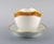 Royal Copenhagen Dagmar, white. Porcelain sauce boat with gold edge. Model number 607/9344. Measures: 23 x 8.5 cm. 1st...