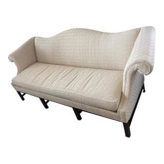 Drexel Heritage Camel Back Sofa For Sale
