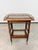 Art Deco Walnut and Brass Tea Trolley with Serving Tray, 1920s For Sale - Image 4 of 12