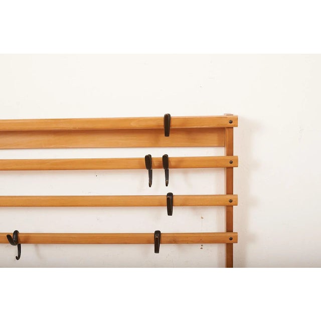 Vintage Wall Coat Rack by Carl Auböck for Werkstätte Carl Auböck, 1940s For Sale - Image 5 of 11