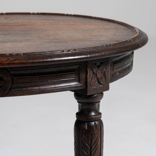 Wood 1910s Neo-Renaissance Side Table For Sale - Image 7 of 13