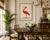 Scarlet Ibis With an Egg, Vintage Art Print Reproduction, 32" X 48" For Sale - Image 10 of 12