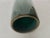 Mid-Century Modern Mid-20th Century Modern Signed Studio Pottery Cylinder Vase in Turquoise Glaze For Sale - Image 3 of 4