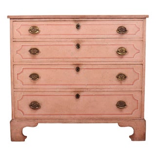 English Painted Chest of Drawers For Sale