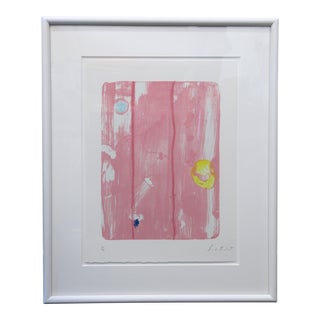Helen Frankenthaler Signed, Original Lithograph---Reflections VIII For Sale