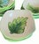 2000 - 2009 Regency Style Monkey Leaf Ceramic Large Salad or Pasta Bowl Serving Ware Set of 16 For Sale - Image 5 of 10