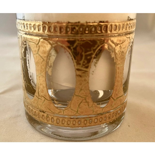 1960s Mid-Century Modern Culver "Antiqua" Highball Glasses - Set of 5 For Sale - Image 10 of 11