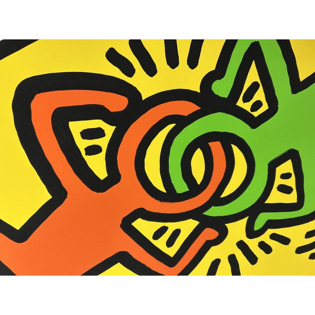 Keith Haring, Large Composition from Galerie Hans Mayer, 1988, Screen Print For Sale - Image 14 of 18