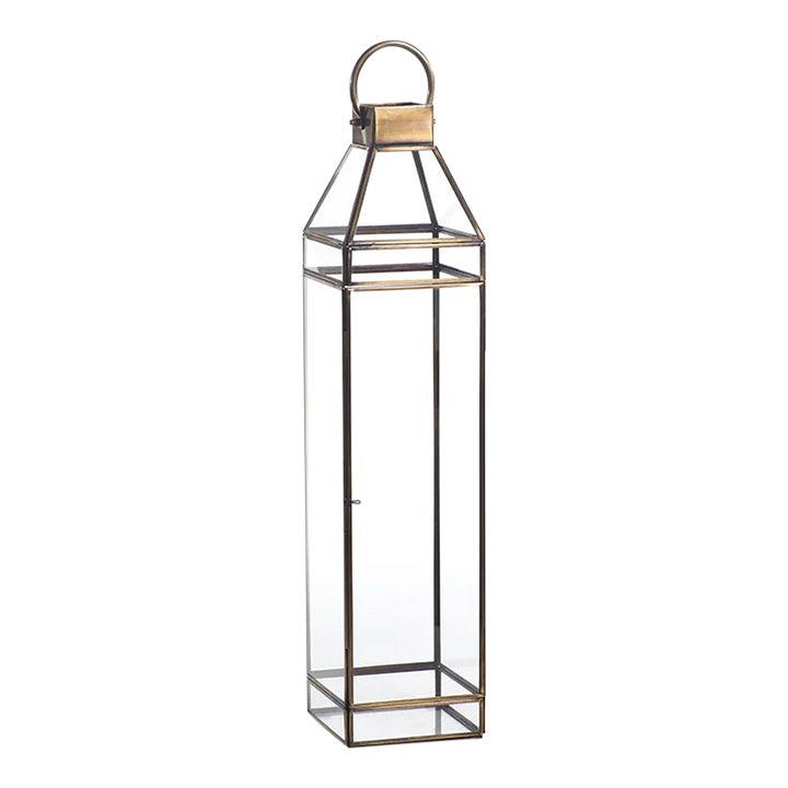 Medici Antique Brass Tall Lantern Chairish