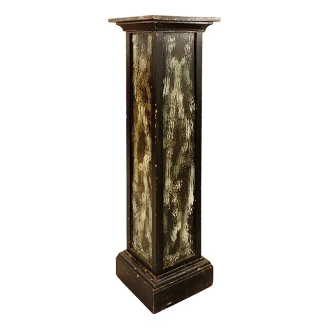Painted Wooden Column, 1930s For Sale