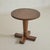 1950s French Round Wood Pedestal Accent Table, 1950s For Sale - Image 5 of 11