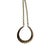 Antique Victorian 14k Gold & Rose‑Cut Diamond Horseshoe Pendant Necklace For Sale - Image 4 of 6