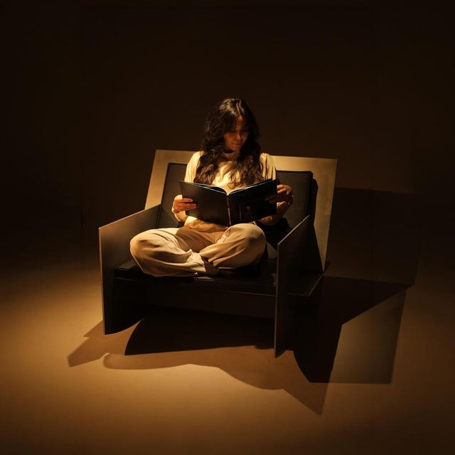 Metal Oscillation Aluminium Rocking Chair by Bureau of Entropy For Sale - Image 7 of 13