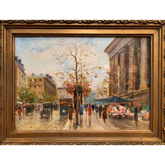 Victorian Pair Early 20th Century French Paris Gouaches Signed Henry La Touche For Sale - Image 3 of 13