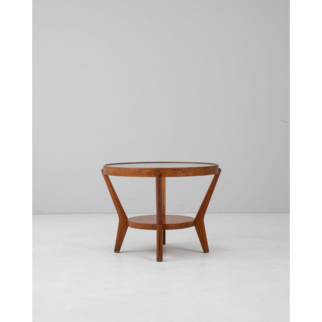 19th Century 19th Century Czechia Art Deco Tan Wood Coffee Table For Sale - Image 5 of 11