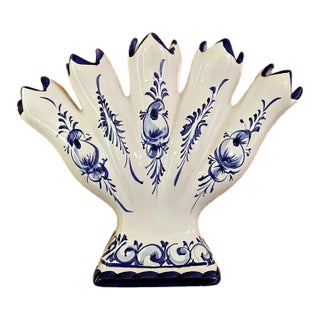 Vintage Rccl Jay Willfred of Andrea by Sadek Hand-Painted Finger Vase For Sale