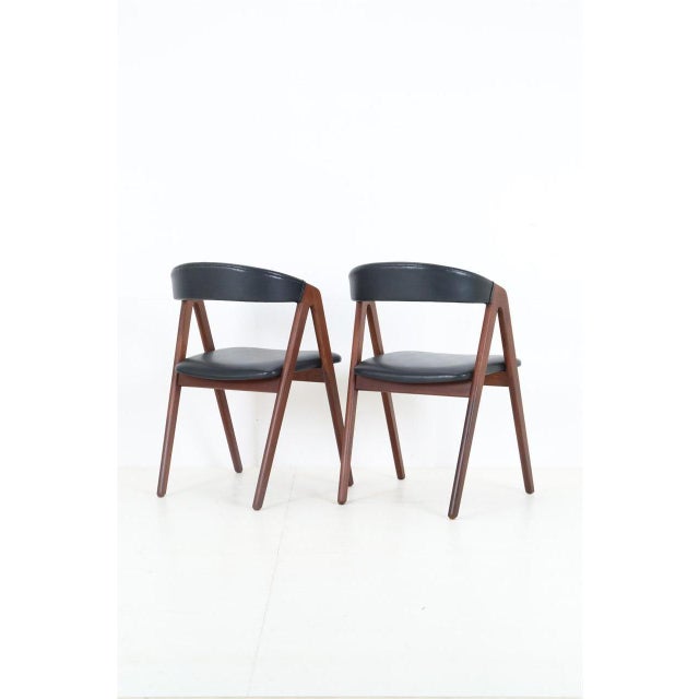 Kai Kristiansen Danish Teak Chairs, 1960s, Set of 2 For Sale - Image 4 of 18
