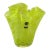 Handmade Polish Art Glass Vase, Chartreuse Studio Glass, Circa 2000 For Sale