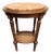 French Fruitwood and Marble Side Table or Plant Stand For Sale