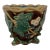 Antique Majolica Faux Bois Ceramic Planter, Japan For Sale