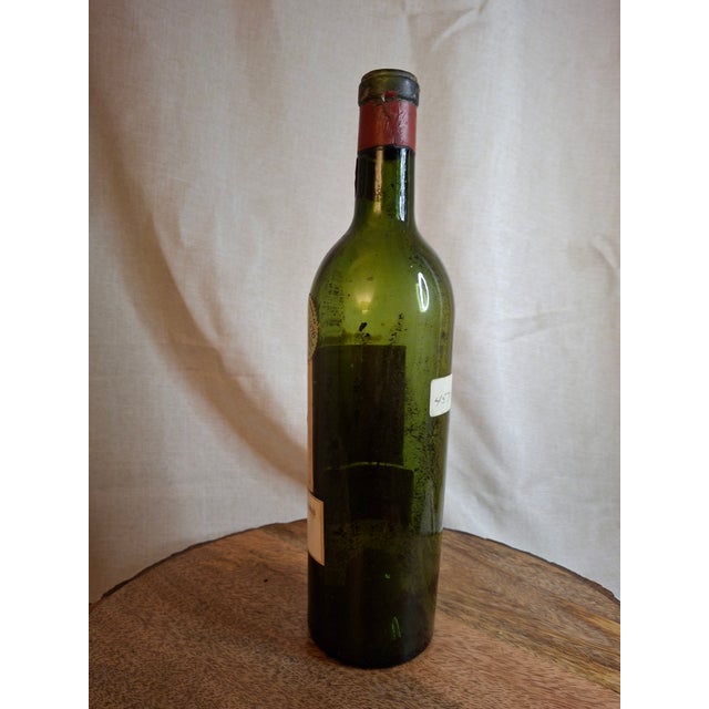 Vintage Empty 1945 Château Lafite-Rothschild Wine Bottle - 1976 Heublein Auction Provenance For Sale - Image 4 of 18