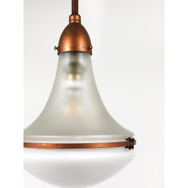 Metal Vintage German Industrial Pendant Lamp by Peter Behrens for Behr, 1920s For Sale - Image 7 of 18
