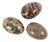 Large Marble Natural Stone Decorative Eggs, 1980s, Set of 3 For Sale
