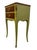American Vintage John Widdicomb Two Drawer Painted Side Table With Cabriole Legs and Decorative Motifs For Sale - Image 3 of 11