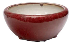 Chinese Flambé Drip Glaze Bowl, C. 1800