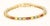 Art Deco 12.25ct Rainbow Sapphire Antique Style Tennis Bracelet in 18k Gold For Sale - Image 3 of 8