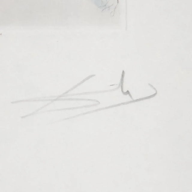 Salvador Dali, Petit nüs Ronsard, 20th Century, Etching For Sale - Image 4 of 5