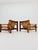 Mid-Century Lounge Chairs and Coffee Table in Leather and Wood by Carl Straub, Germany, 1960s, Set of 3 For Sale - Image 13 of 18
