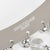 Metal Louis Feraud Paris Chrome and Mirrors Space Age Necklace For Sale - Image 7 of 16