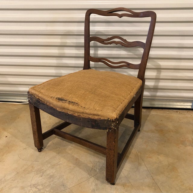 Wood Late 18th Century Georgian Ribbon Back Chair For Sale - Image 7 of 7