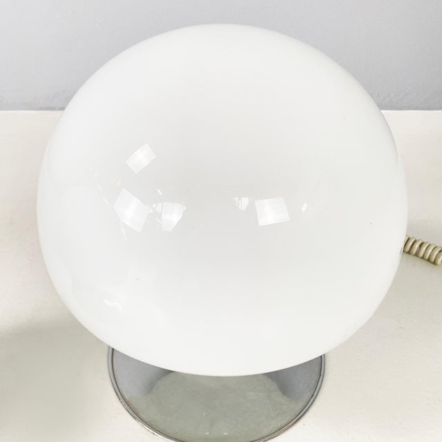 Mid-Century Italian Table Lamps Mushroom attributed to Goffredo Reggiani for Reggiani, 1970s, Set of 2 For Sale - Image 6 of 14