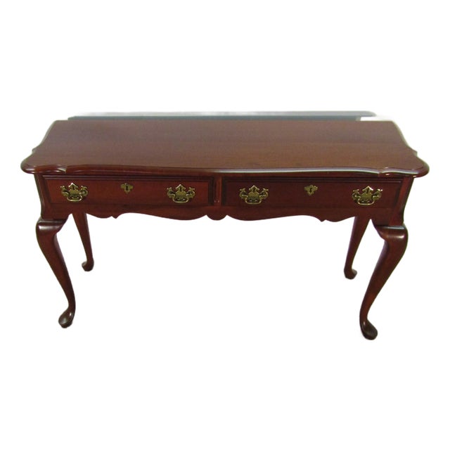 Pennsylvania House Solid Cherry Console Table For Sale