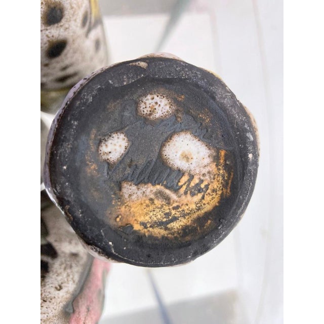 French Jug and Mugs by Marius Bessone for Vallauris, 1950s, Set of 5 For Sale - Image 17 of 18