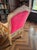 Set 4 Vintage Massay France Import Embroidered Velvet Fabric Dining Chairs For Sale - Image 12 of 12