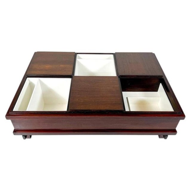 Wood Mid-Century Modern Coffee Table by Carlo Hauner for Forma, Italy, 1960s For Sale - Image 7 of 7