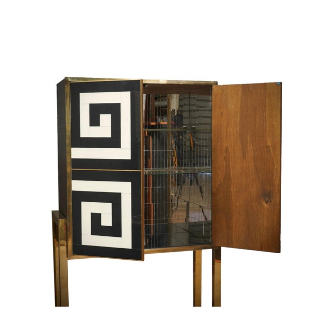 Armadietto Moderno Con Porta Bottiglie Interno Designer For Sale - Image 4 of 6